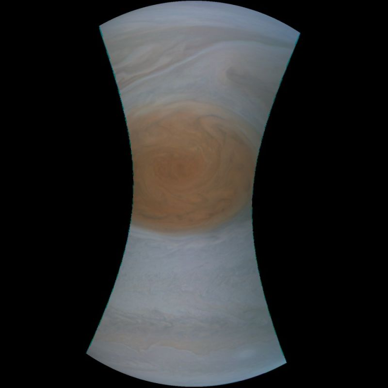Imagen: NASA / Juno.